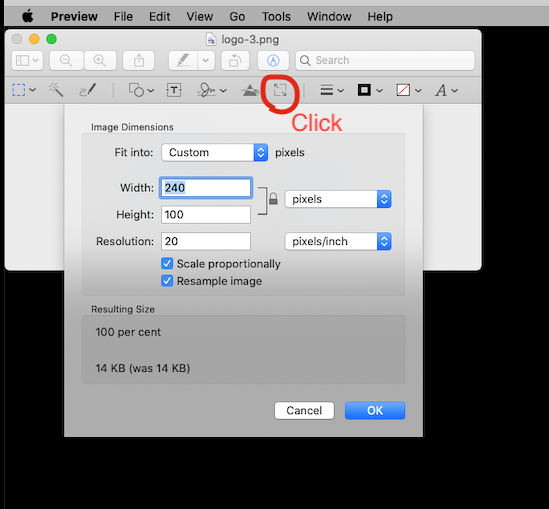 Resize on your Mac